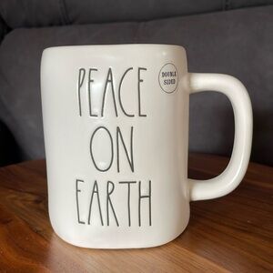 Rae Dunn Double Sided “Peace On Earth” ⤴️ Village
